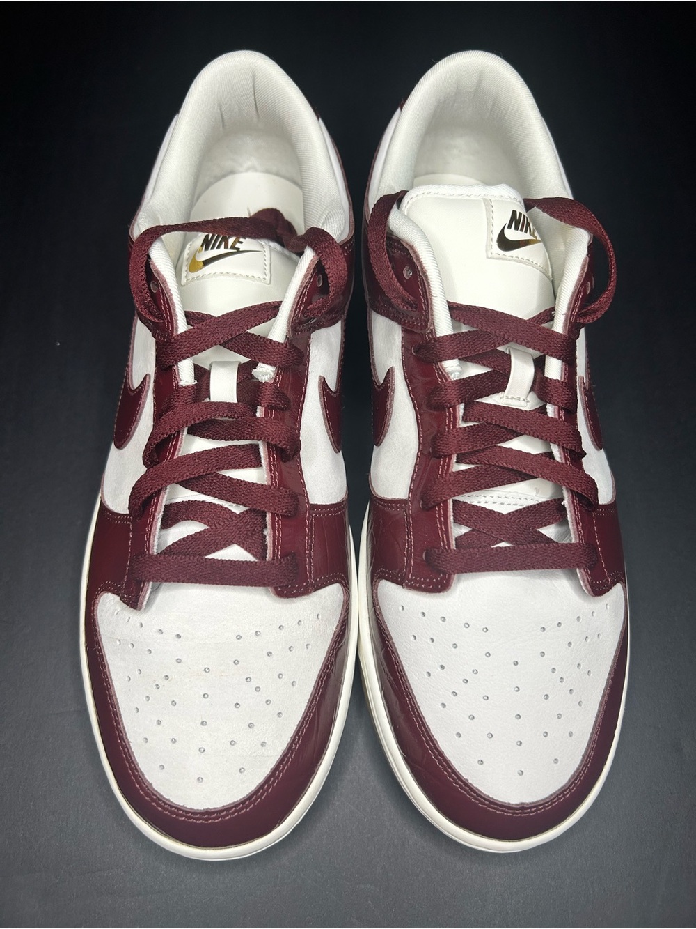 Nike Dunk Low LX Dark Team Red Croc Women’s 12 Men’s 10.5 NWOB